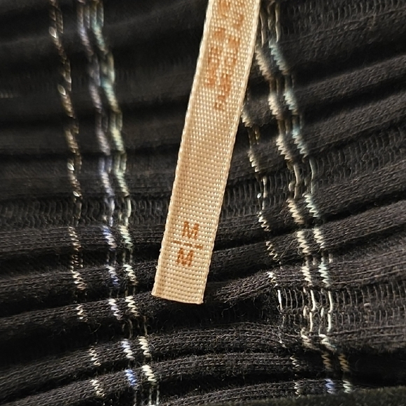 Free People Black Plaid Blouse - Picture 15 of 15